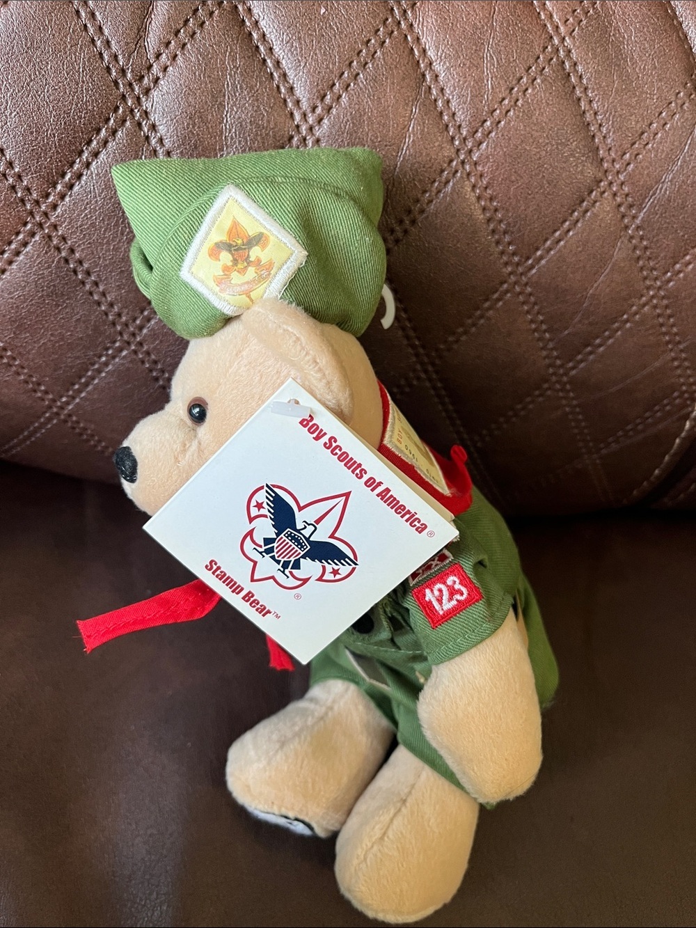 Boy Scouts of America Green Scout Bear Plush Toy - Picture 2 of 10